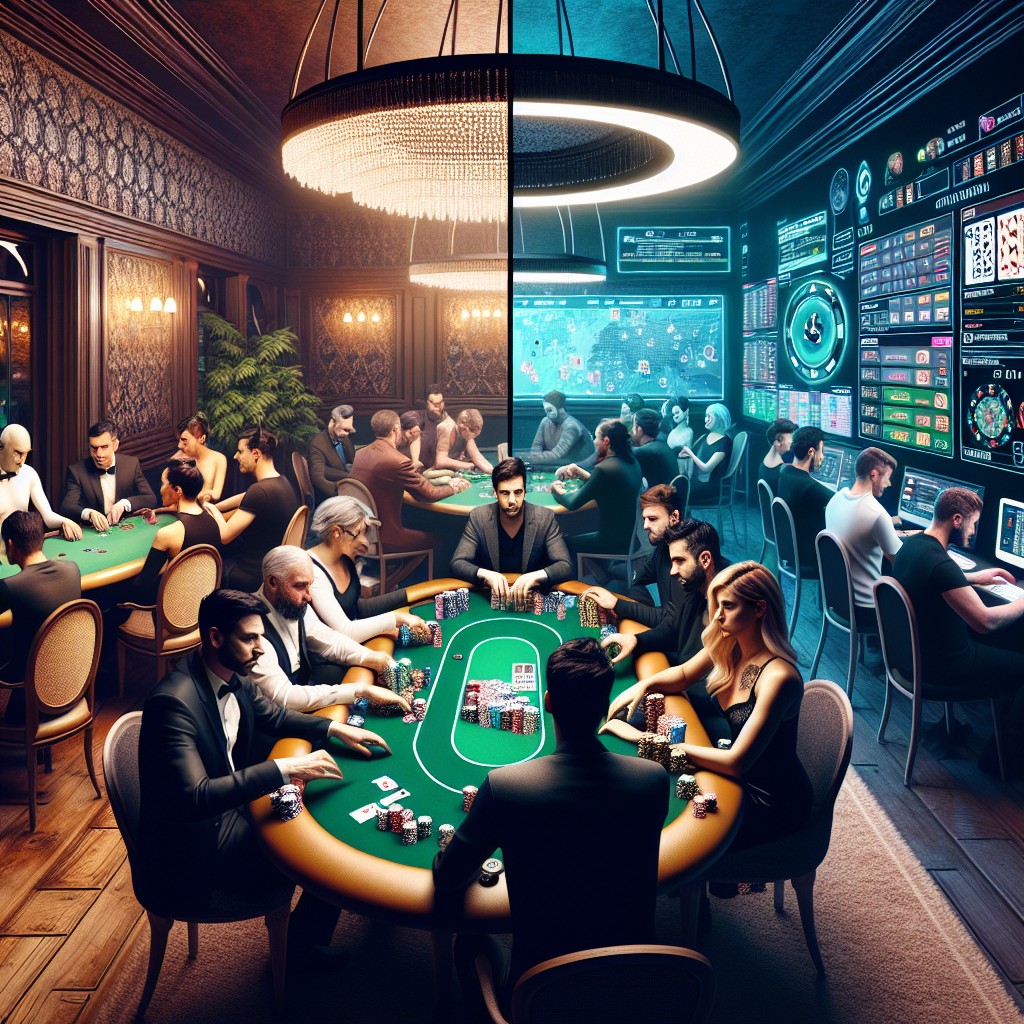 Avantajele pokerului online față de cel tradițional pentru jucătorii din România